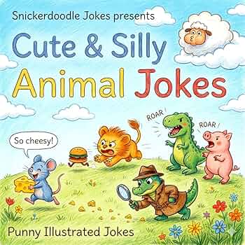 Free: Cute & Silly Animal Jokes: Punny Illustrated Jokes